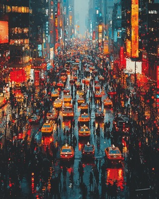 Neon Streets at Night Profile Picture