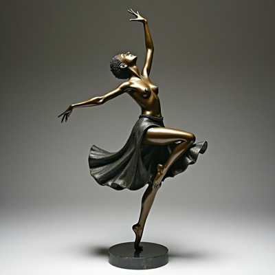 Bronze Dancing Sculpture Profile Picture